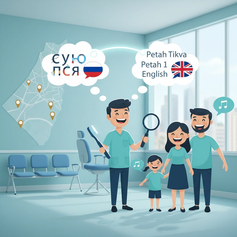 מציאת רופא שיניים דובר רוסית/אנגלית בפתח תקווה מציאת רופא שיניים דובר רוסית/אנגלית בפתח תקווה